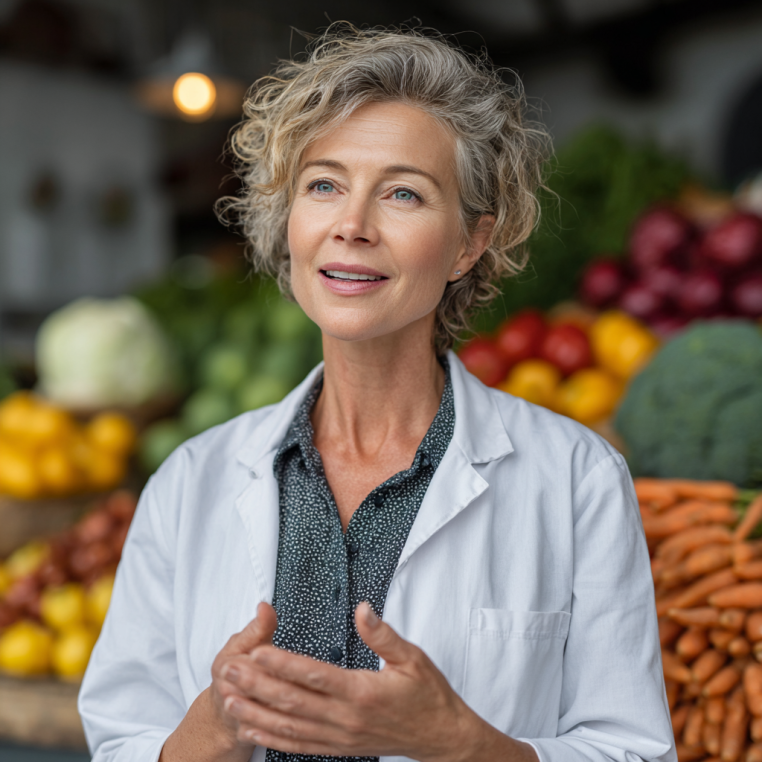 Възрастен мъж готви здравословна храна